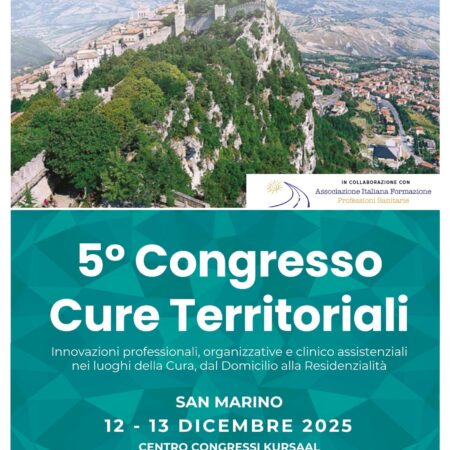 5° Congresso Cure Territoriali 12-13 Dicembre 2025