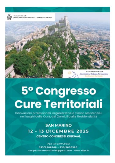 5° Congresso Cure Territoriali 12-13 dicembre San Marino