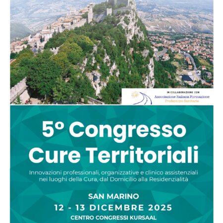 5° Congresso Cure Territoriali 12-13 dicembre San Marino
