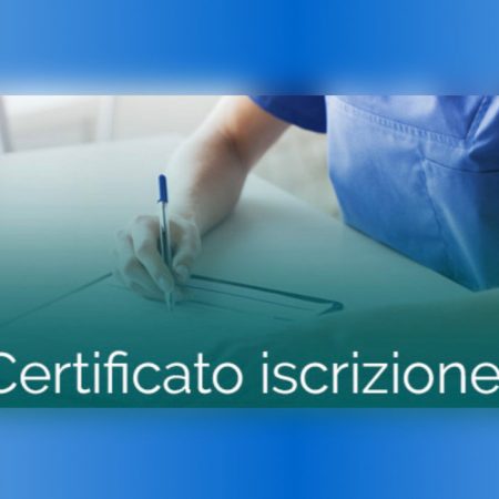 Certificato d’iscrizione