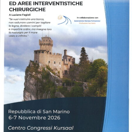 6/7 Novembre 2026 XV Congresso Sale Operatorie ed Aree Interventistiche Chirurgiche San Marino