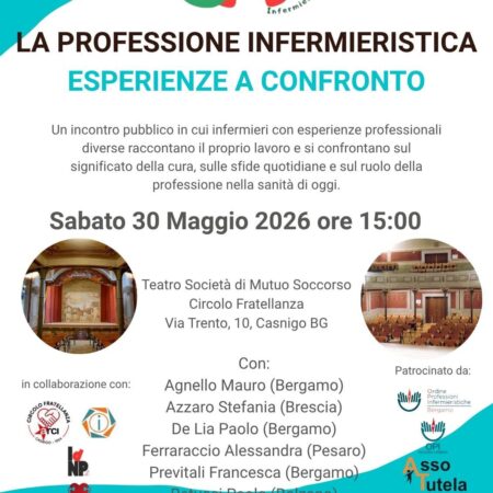 30.05.2026 La Professione Infermieristica Esperienze a confronto