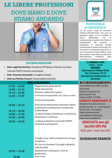 Corso Libera professione 12 marzo 2026