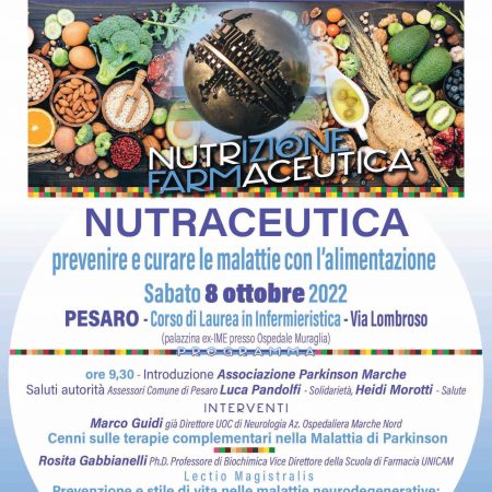 Convegno Nutraceutica: prevenire e curare le malattie con l’alimentazione 8 ottobre 2022 Pesaro