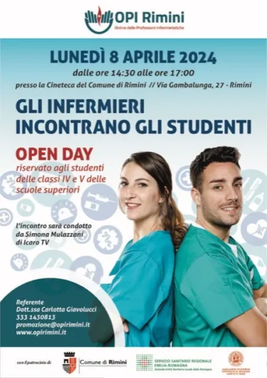 Gli infermieri incontrano gli studenti – open day – OPI Rimini