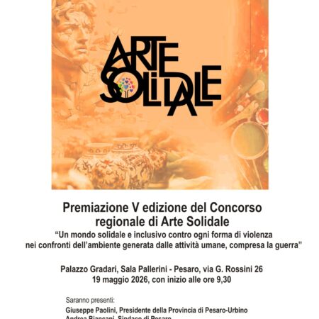 Premiazione V Edizione del Concorso regionale di Arte Solidale