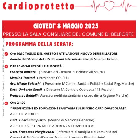 08.05.2025 Donazione Defibrillatore OPI PU